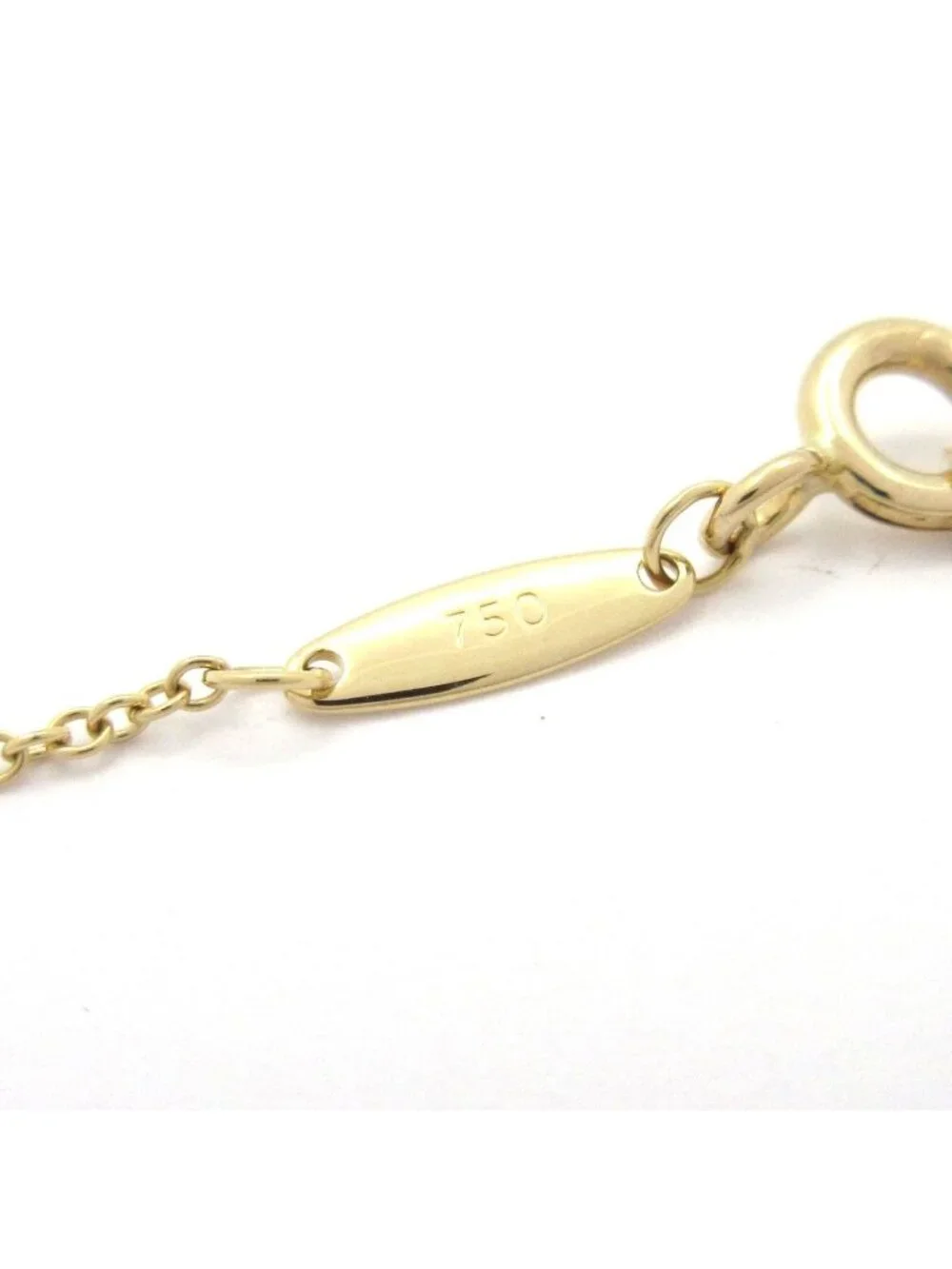 Tiffany & Co Necklace Diamond by the Yard 18k Yellow Gold 0.1 Carat